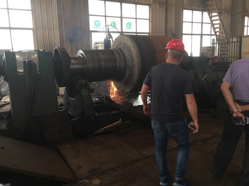 롤러 프레스 표면 처리 롤러