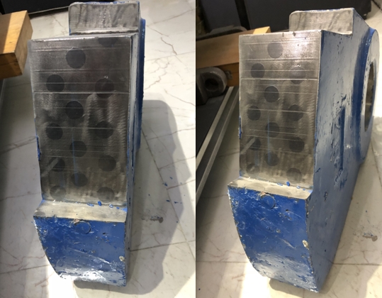 합금 바가 있는 블로우 바